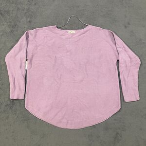 Margeaux & Ellie Round Neck Purple Longsleeve Casual Shirt Sweater Women Size XL